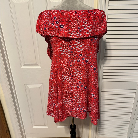 BeBop Floral Off Shoulder Snap Closure Dress XXL - Picture 2 of 6